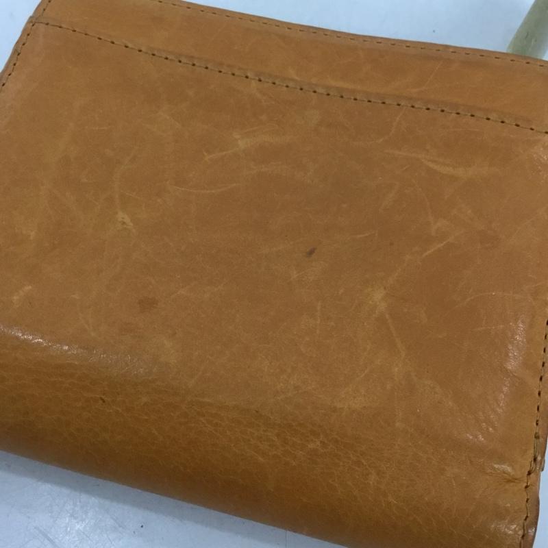 ゲンテン genten 財布 二つ折り 馬 馬蹄 レザー ロゴ、文字 茶 / ブラウン / レディース USED 古着 中古 10148651