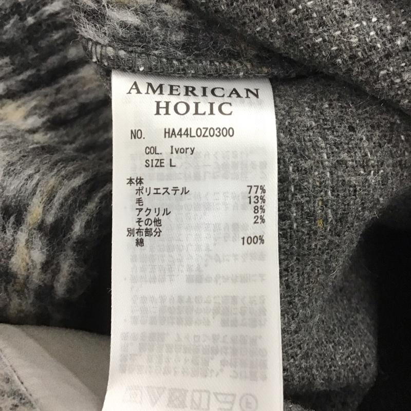 アメリカンホリック AMERICAN HOLIC ジャケット、上着 ジャケット、ブレザー L チェック マルチカラー / マルチカラー / レディース USED 古着 中古 10148674