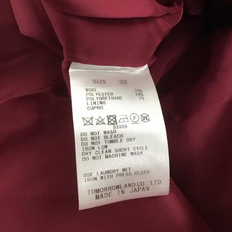 ボールジィ BALLSEY スカート ロングスカート 32 無地 えんじ / ワインレッド / レディース USED 古着 中古 10148692