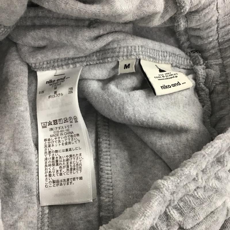 ニコアンド niko and... ボトムス ボトムス NKN46511AD 2WAYラビットベロアパンツ M 無地 灰 / グレー / レディース USED 古着 中古 10148721