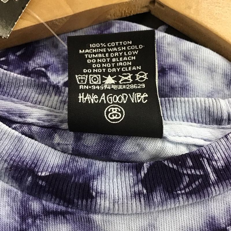 ステューシー STUSSY Tシャツ 半袖 半袖カットソー プリントTシャツ クルーネックカットソー S ロゴ、文字 マルチカラー / マルチカラー / メンズ USED 古着 中古 10148733