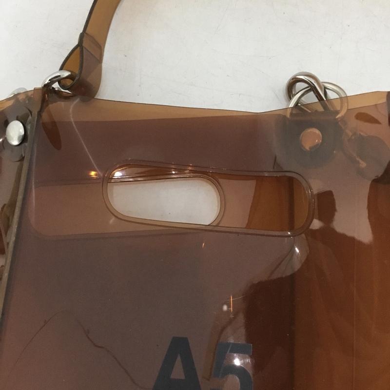 古着 USED ショルダーバッグ ショルダーバッグ ナナナナ NANA-NANA PVCバッグ A5 ロゴ、文字 茶 / ブラウン / レディース USED 古着 中古 10148839
