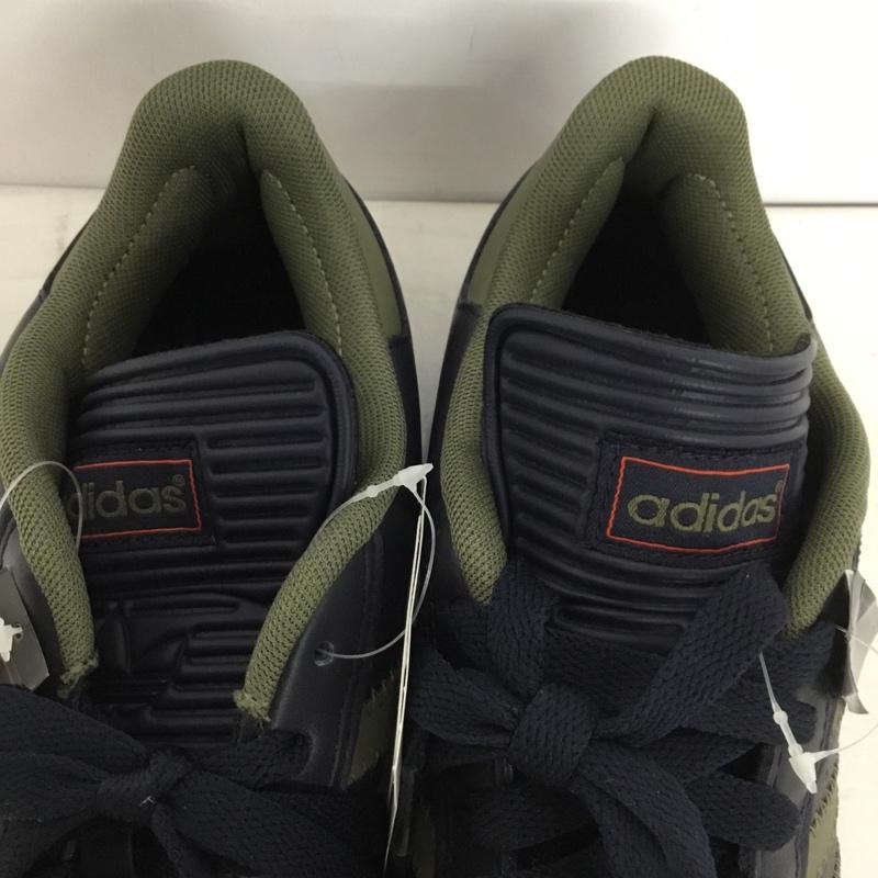 アディダス adidas スニーカー スニーカー EH1676 CRUSTAR DESCENDANT 26cm 箱有 26.0cm ロゴ、文字 カーキ / カーキ / X 紺 / ネイビー / X 橙 / オレンジ / メンズ USED 古着 中古 10148846