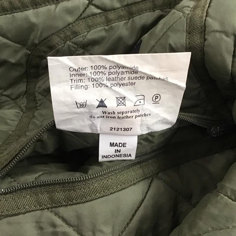 バーブァー Barbour ベスト ベスト ジップアップベスト ノースリーブカットソー アウター L 無地 カーキ / カーキ / メンズ USED 古着 中古 10148891