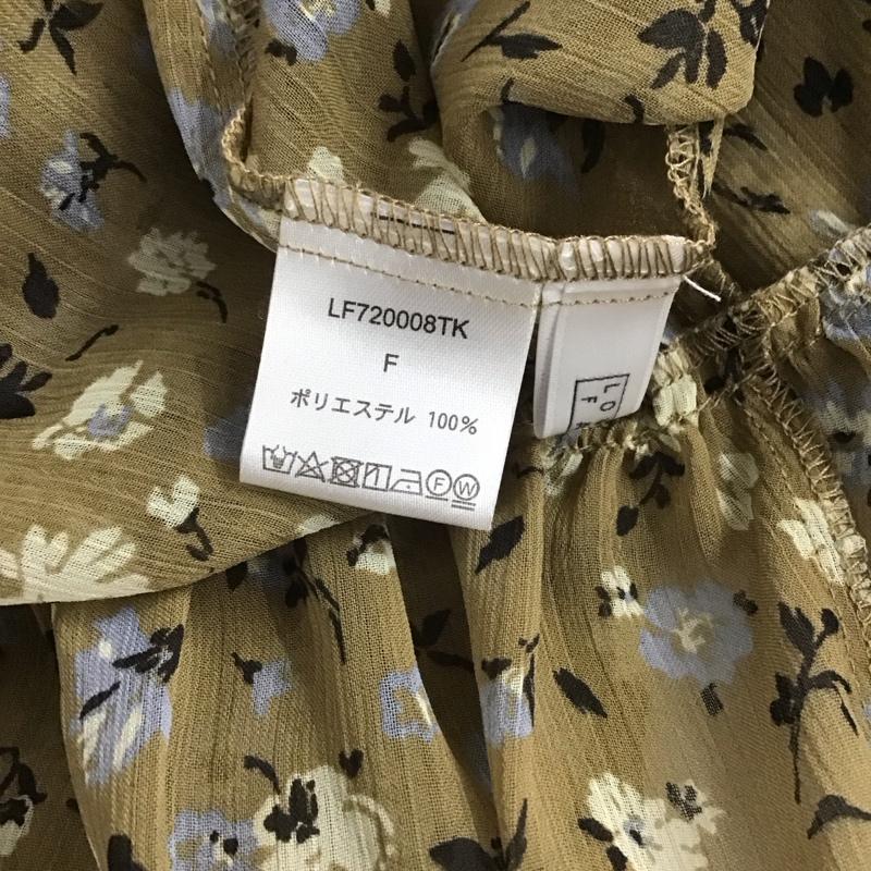 ローリーズファーム LOWRYS FARM ワンピース ロングスカート ロングワンピース 半袖ロングワンピース シャツワンピース FREE プリント マルチカラー / マルチカラー / レディース USED 古着 中古 10149031