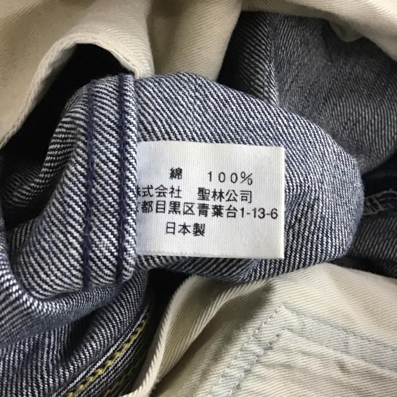 ブルーブルー BLUE BLUE パンツ デニム、ジーンズ デニムパンツ スリムパンツ カジュアルパンツ 30インチ ロゴ、文字 インディゴ / インディゴ / メンズ USED 古着 中古 10149212
