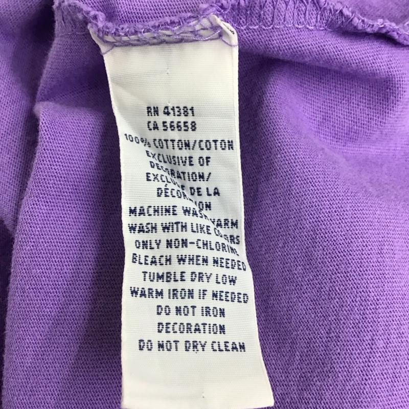 ポロラルフローレン POLO RALPH LAUREN Tシャツ 半袖 半袖カットソー プリントTシャツ Vネックカットソー XXL ロゴ、文字 紫 / パープル / メンズ USED 古着 中古 10149306