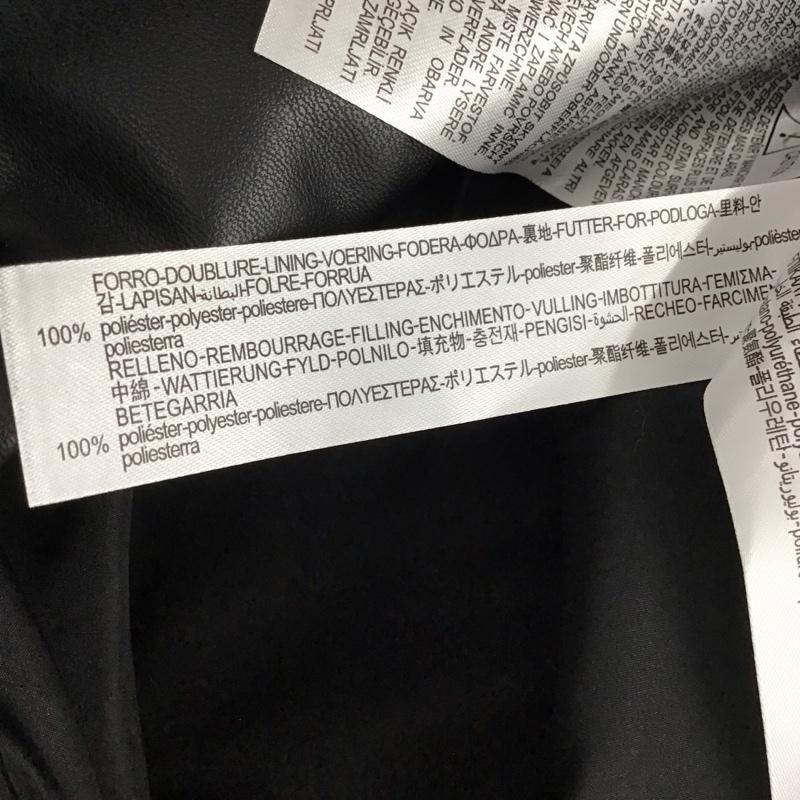 ザラ ZARA ベスト ベスト ダウンベスト ノースリーブ 前ボタン S 無地 黒 / ブラック / レディース USED 古着 中古 10149423