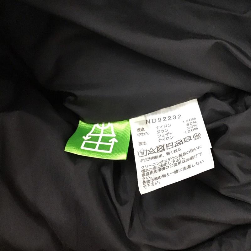 ザノースフェイス THE NORTH FACE ベスト ベスト nd92234 ヌプシジャケット ダウンジャケット アウター L ロゴ、文字 黒 / ブラック / メンズ USED 古着 中古 10149508
