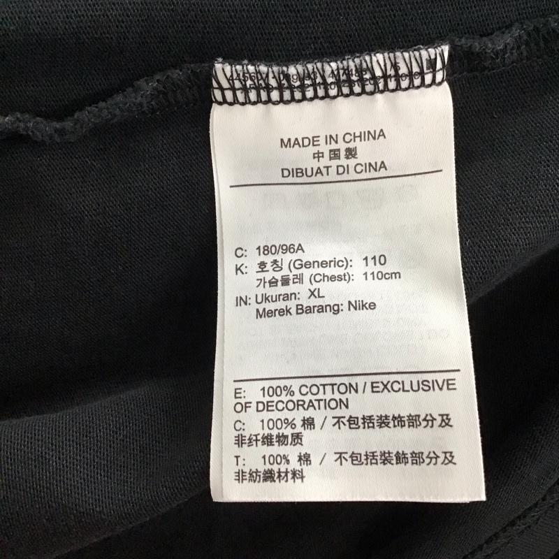 エアジョーダン AIR JORDAN Tシャツ 半袖 fv9913-010 AWNYSOLIDSSTシャツ プリントTシャツ XL プリント 黒 / ブラック / メンズ USED 古着 中古 10149511