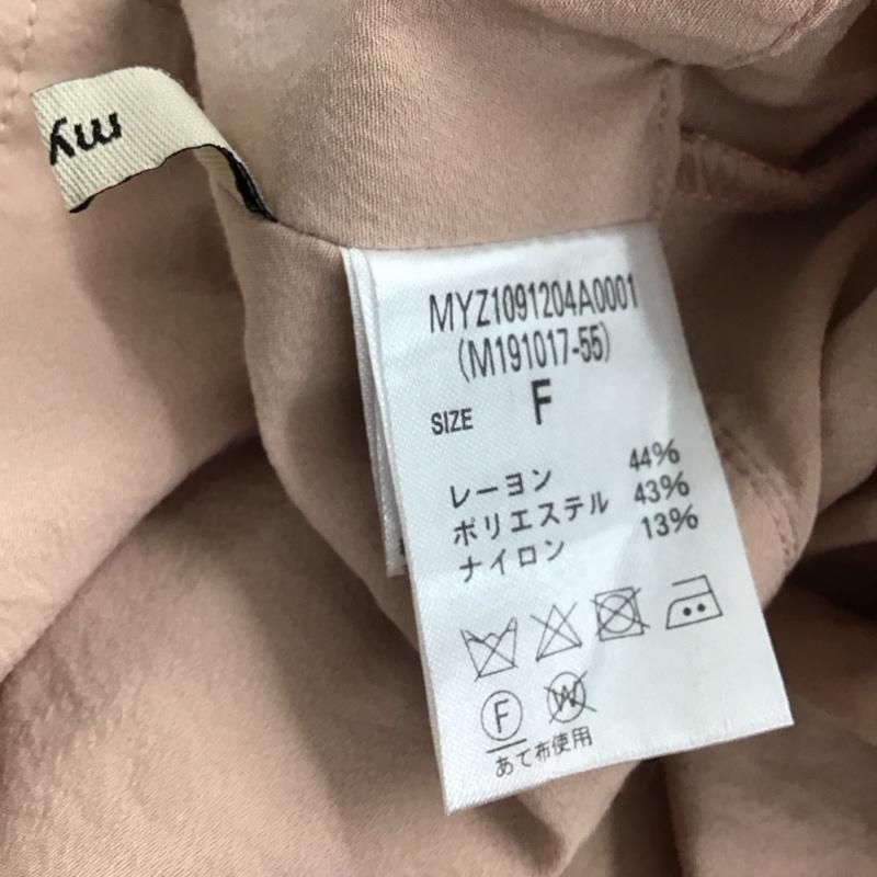 ミスティック mystic カットソー 長袖 長袖カットソー 無地カットソー フロントボタン FREE 無地 桃 / ピンク / X ベージュ / ベージュ / レディース USED 古着 中古 10149563