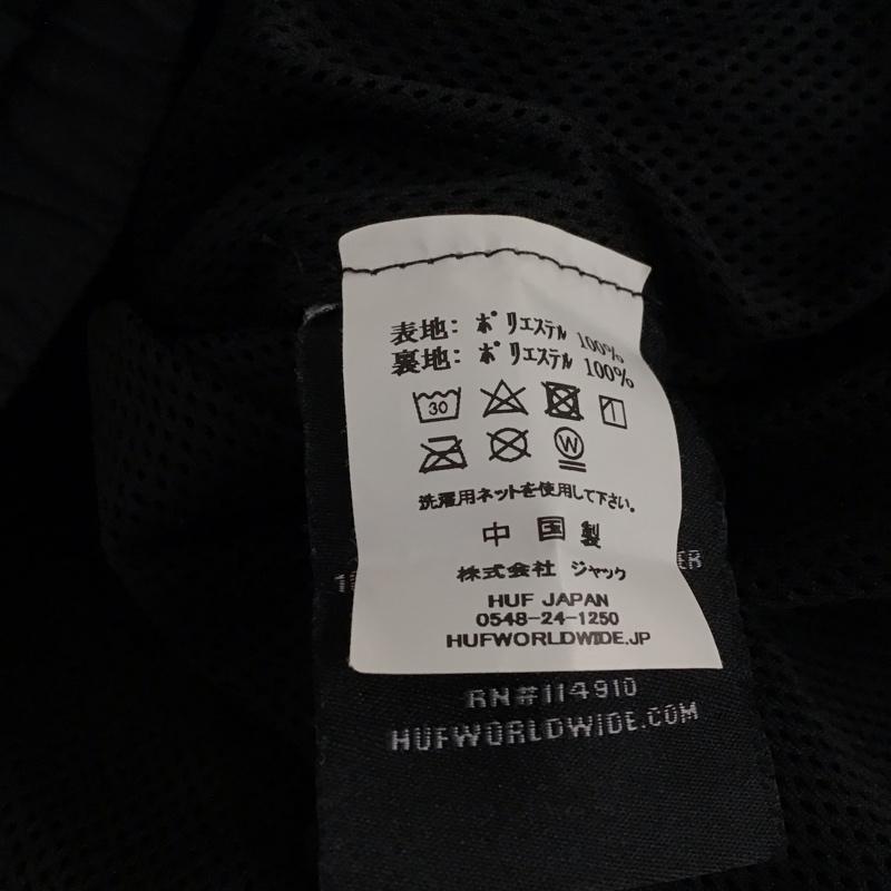 ハフ HUF ジャケット、上着 ジャンパー、ブルゾン ナイロンジャケット カジュアルジャケット アウター プルオーバー S ロゴ、文字 白 / ホワイト / X 黒 / ブラック / メンズ USED 古着 中古 10149577