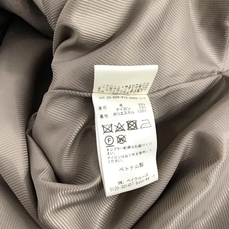 スローブイエナ SLOBE IENA コート コート一般 20-020-912-4000-3-0 ロングコート カラージャケット アウター 38 無地 ベージュ / ベージュ / レディース USED 古着 中古 10149653