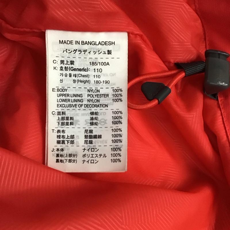 ナイキ エィシージー NIKE ACG ジャケット、上着 ジャンパー、ブルゾン ジップアップナイロンジャケット ジップアップパーカー アウター 00s XXL ロゴ、文字 赤 / レッド / X 灰 / グレー / メンズ USED 古着 中古 10149704