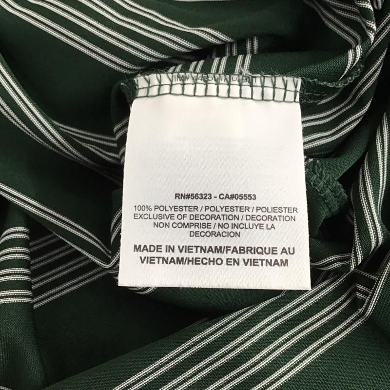 ナイキ NIKE ポロシャツ 半袖 半袖ポロシャツ ゴルフ シアトルマリナーズ L ボーダー柄 緑 / グリーン / メンズ USED 古着 中古 10149736