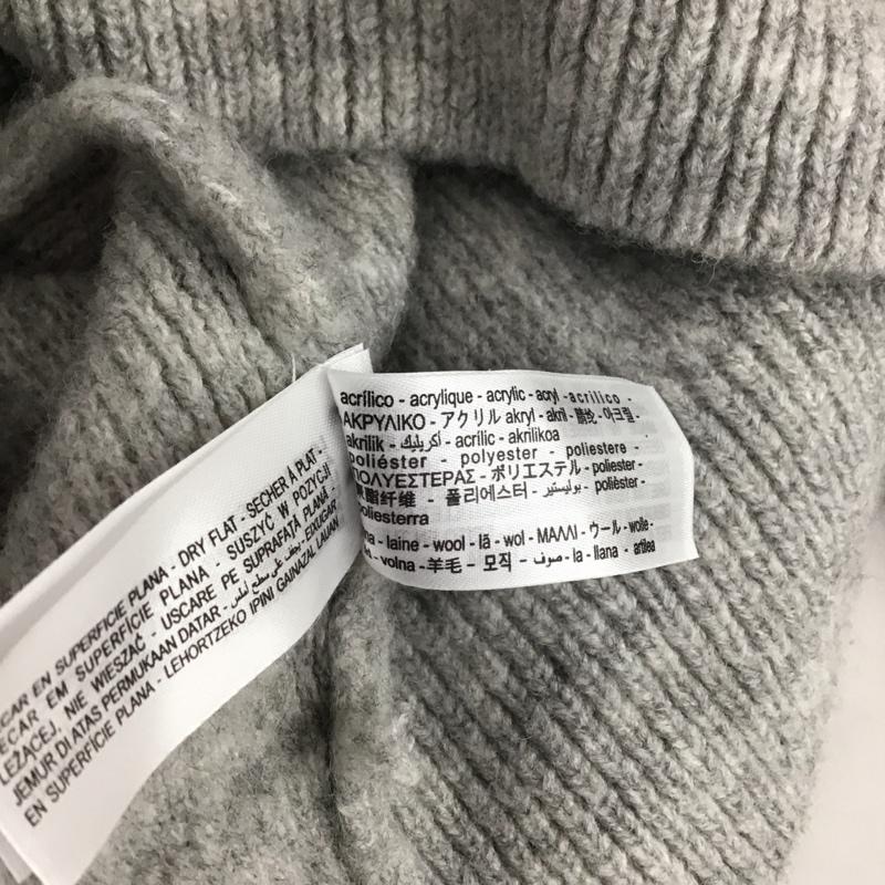 ザラ ZARA ニット、セーター 長袖 S 無地 灰 / グレー / レディース USED 古着 中古 10149797
