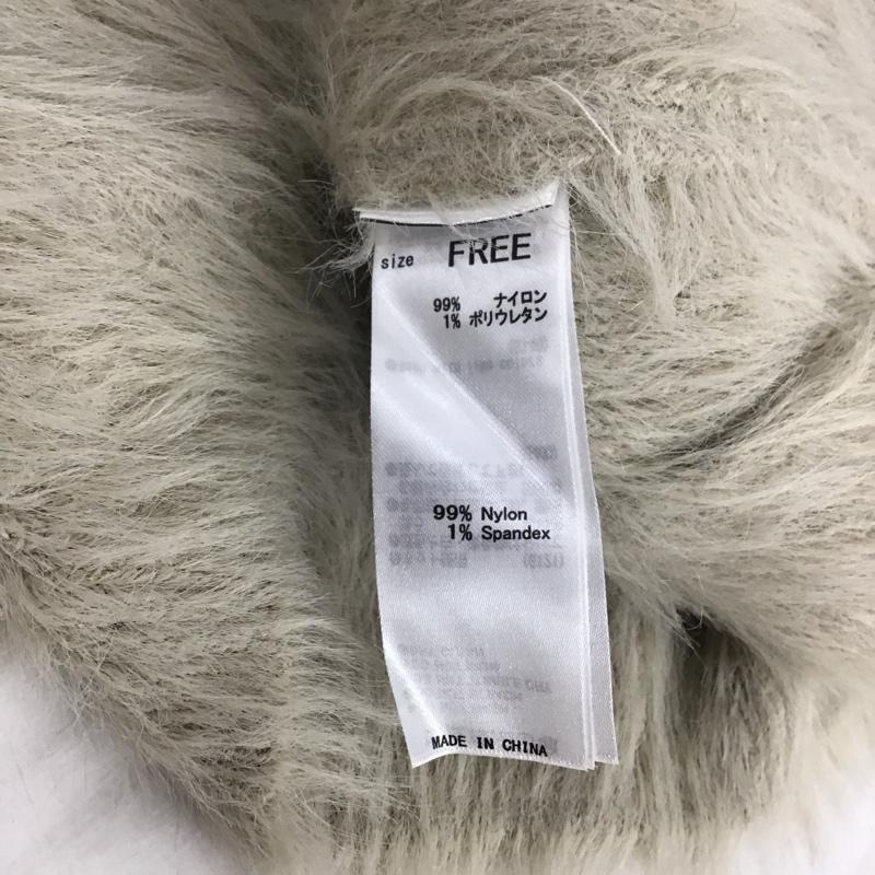 マウジー MOUSSY ニット、セーター 長袖 010AAS70-5410 SHAGGY RIB BOTTLE NECK TOP シャギーリブボトルネックトップ FREE 無地 ベージュ / ベージュ / レディース USED 古着 中古 10149813