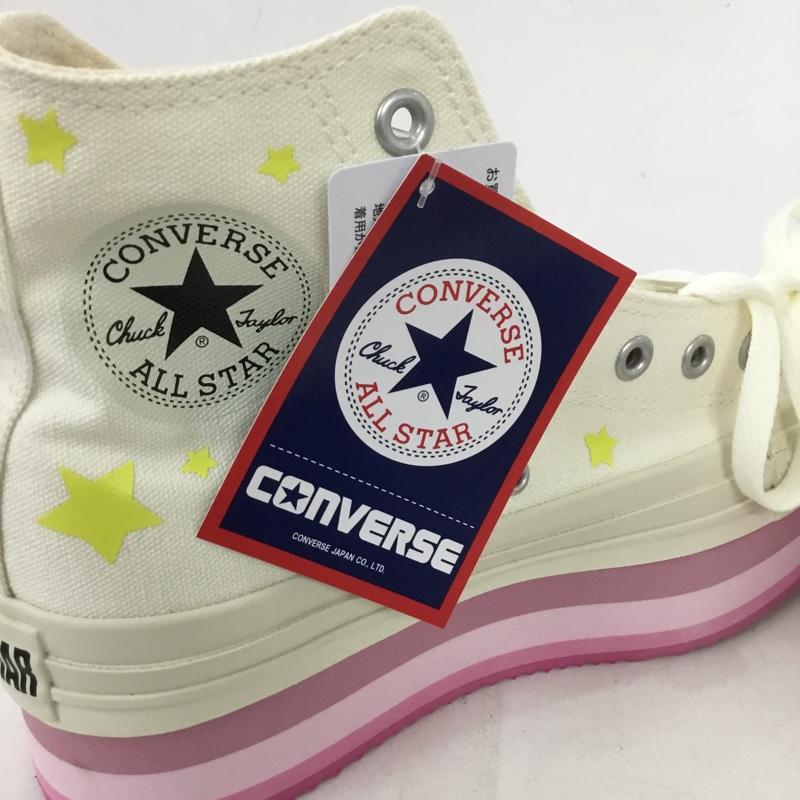 コンバース CONVERSE スニーカー スニーカー 5SE182 ALL STAR CHUNKYLINE HI パワーパフ ガールズ 厚底ソール 25cm 箱有 25.0cm キャラクター マルチカラー / マルチカラー / レディース USED 古着 中古 10149849