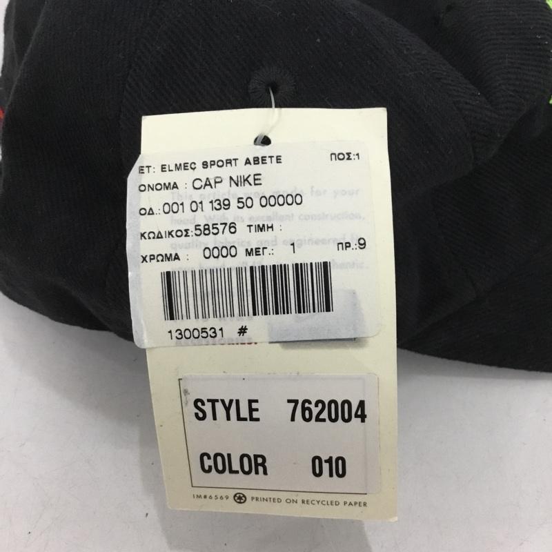 ナイキ NIKE 帽子 キャップ S60912 90s 90年代 ロゴ、文字 黒 / ブラック / メンズ USED 古着 中古 10149897