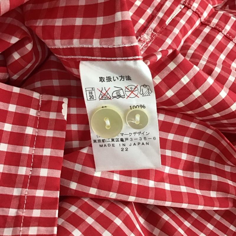 キャプテンサンタ CAPTAINSANTA シャツ、ブラウス 半袖 半袖シャツ プリントシャツ ポケットシャツ L プリント 白 / ホワイト / X 赤 / レッド / メンズ USED 古着 中古 10149928