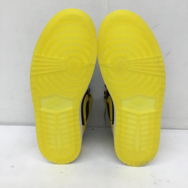 ナイキ NIKE スニーカー スニーカー HJ6654-071 25.0cm ロゴ、文字 黒 / ブラック / X 黄 / イエロー / メンズ USED 古着 中古 10150028