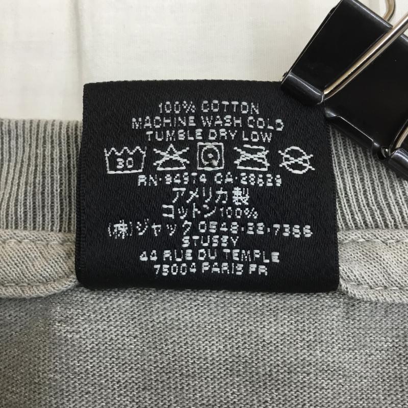 ステューシー STUSSY Tシャツ 半袖 8 Ball Pigment Dyed Tee XXL ロゴ、文字 灰 / グレー / メンズ USED 古着 中古 10150034