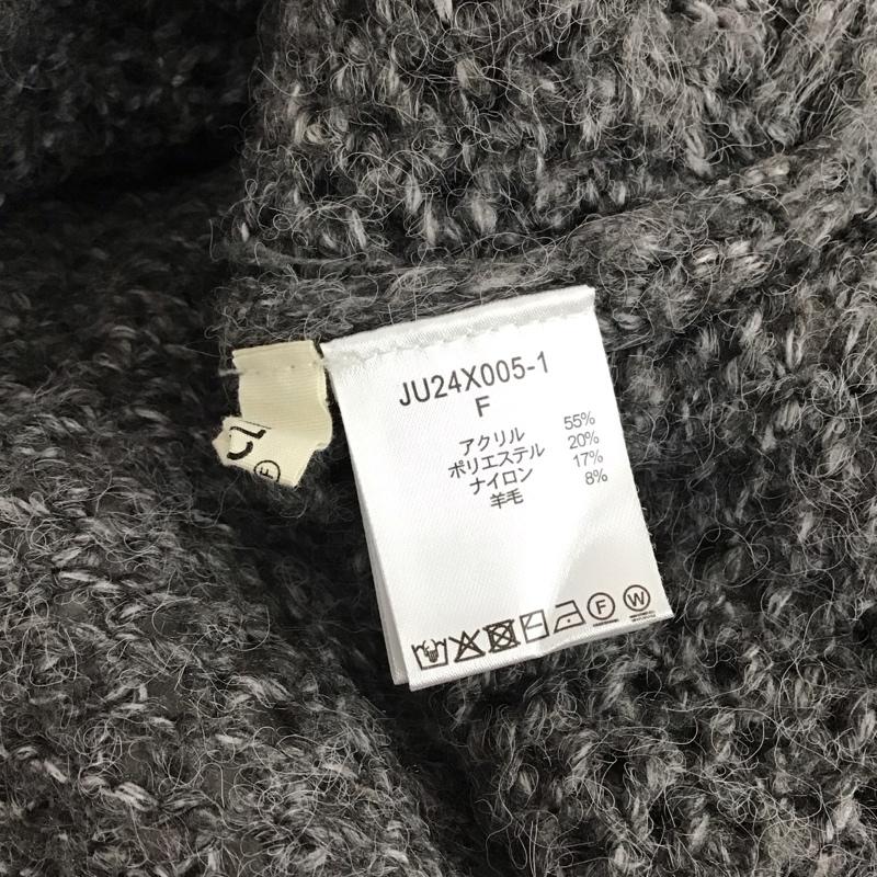 スタディオクリップ studio CLIP ニット、セーター 長袖 FREE 無地 灰 / グレー / レディース USED 古着 中古 10150159
