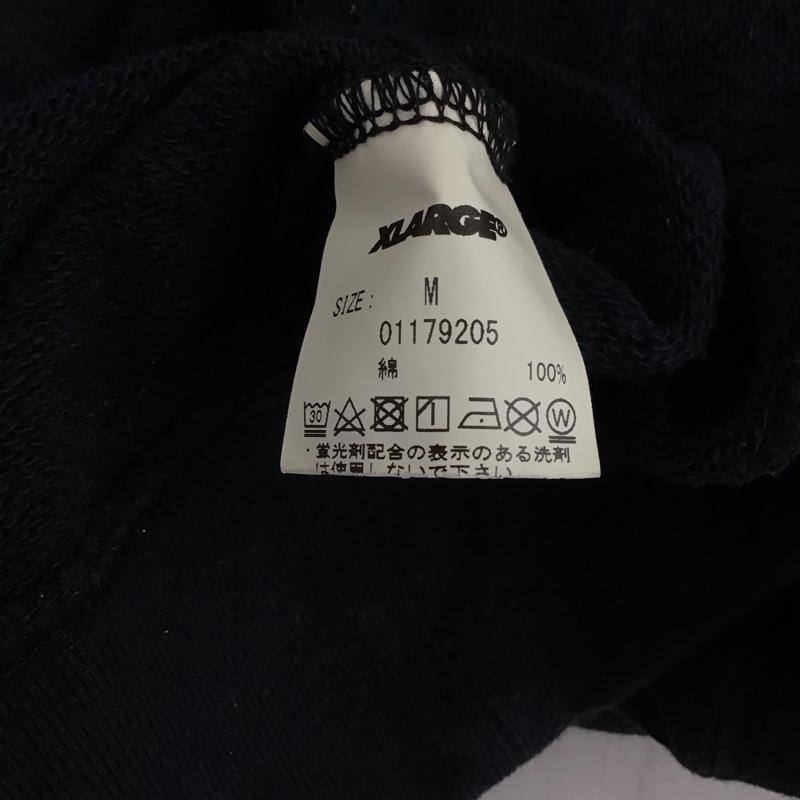 エクストララージ XLARGE パーカー 長袖 長袖パーカー プルオーバーパーカー スウェット M ロゴ、文字 黒 / ブラック / メンズ USED 古着 中古 10150301