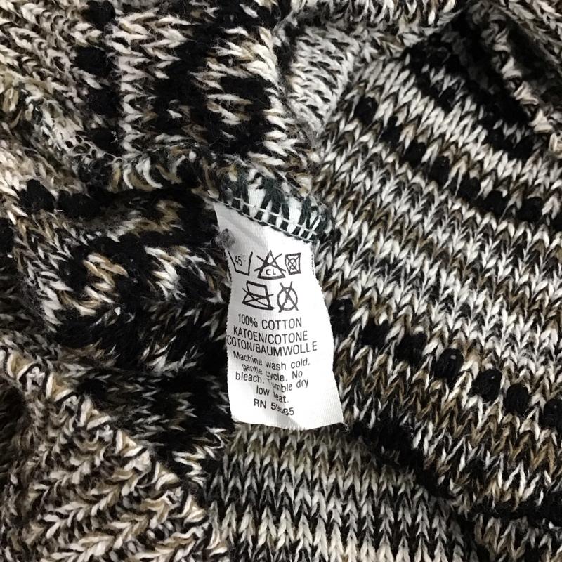 古着 USED ニット、セーター 長袖 長袖ニットカットソー クルーネック セーター L 総柄 マルチカラー / マルチカラー / メンズ USED 古着 中古 10150317