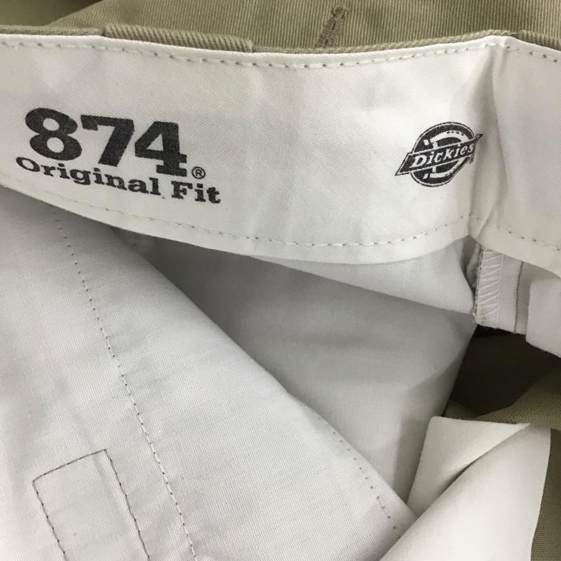ディッキーズ Dickies パンツ ワークパンツ、ペインターパンツ ワイドパンツ カジュアルパンツ ワークパンツ 八分丈 30インチ 無地 ベージュ / ベージュ / メンズ USED 古着 中古 10150358
