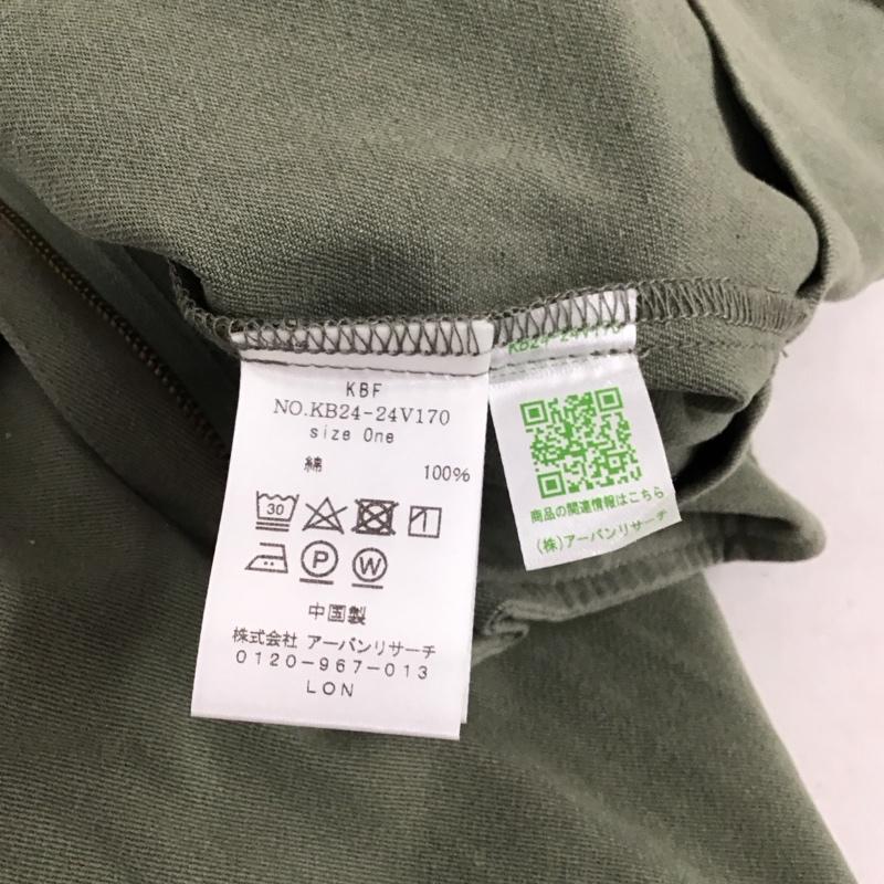 ケービーエフ KBF パンツ ワークパンツ、ペインターパンツ kb24-24v170 ONE SIZE 無地 カーキ / カーキ / レディース USED 古着 中古 10150391