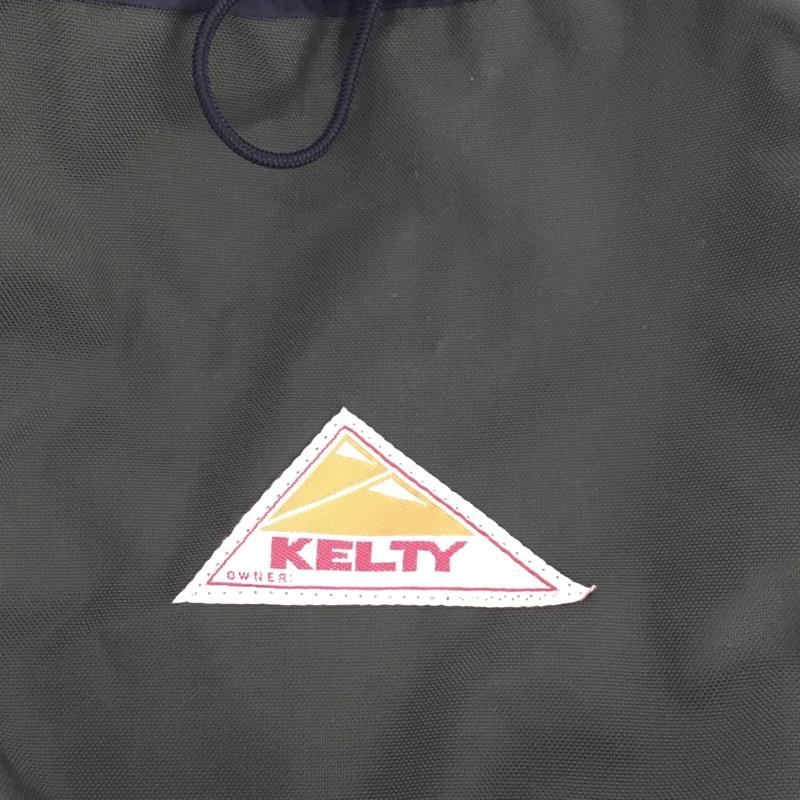 ケルティ KELTY ショルダーバッグ ショルダーバッグ ナイロン 巾着ショルダー ロゴ、文字 カーキ / カーキ / X 黒 / ブラック / メンズ USED 古着 中古 10150434