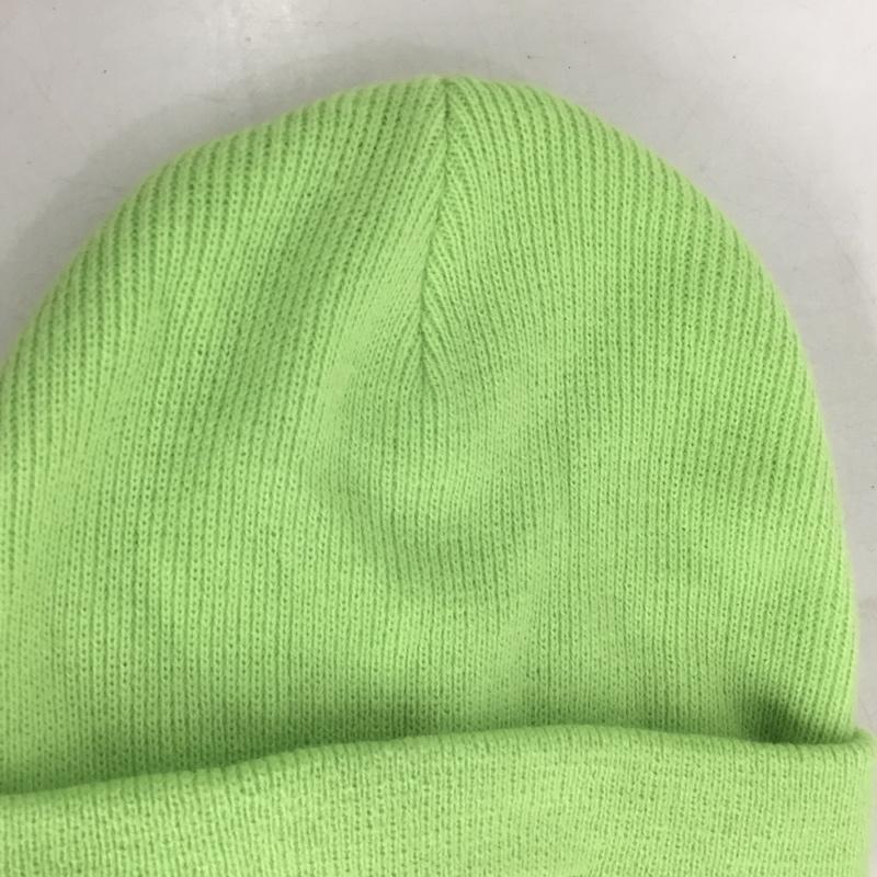エックスガール X-girl 帽子 ニット帽 10521505 1005 BOX LOGO KNIT CAP ロゴ、文字 薄緑 / ライトグリーン / レディース USED 古着 中古 10150516