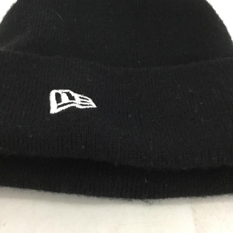 ニューエラ NEW ERA 帽子 ニット帽 ニューヨーク ヤンキース NY ロゴ、文字 黒 / ブラック / メンズ USED 古着 中古 10150520