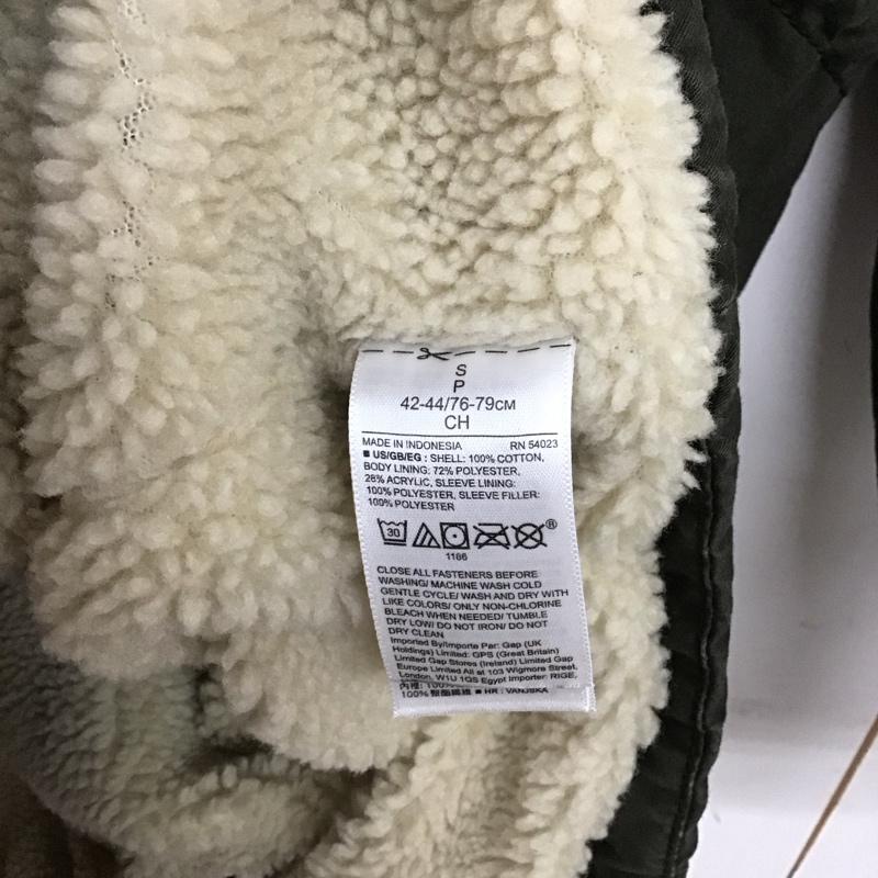 ギャップ GAP コート コート一般 S 無地 カーキ / カーキ / メンズ USED 古着 中古 10150577