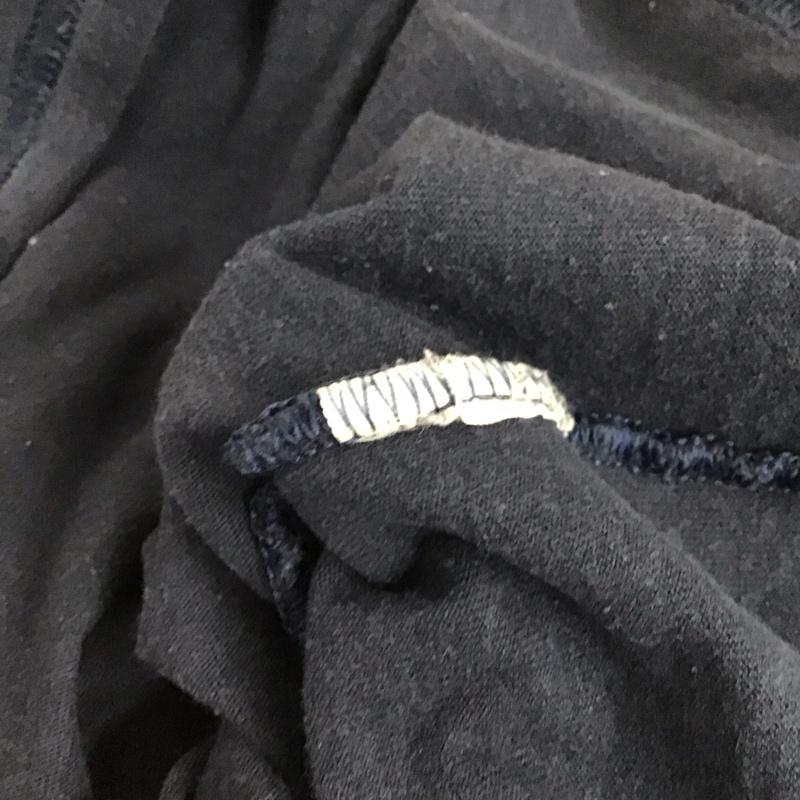 カーハート Carhartt カットソー 長袖 長袖カットソー クルーネックカットソー プリントカットソー M ロゴ、文字 紺 / ネイビー / メンズ USED 古着 中古 10150659