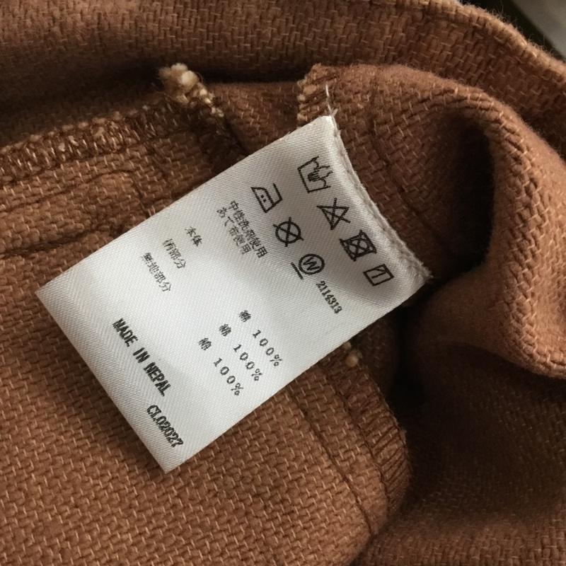 アミナ Amina パンツ ワークパンツ、ペインターパンツ 無地 茶 / ブラウン / メンズ USED 古着 中古 10150680