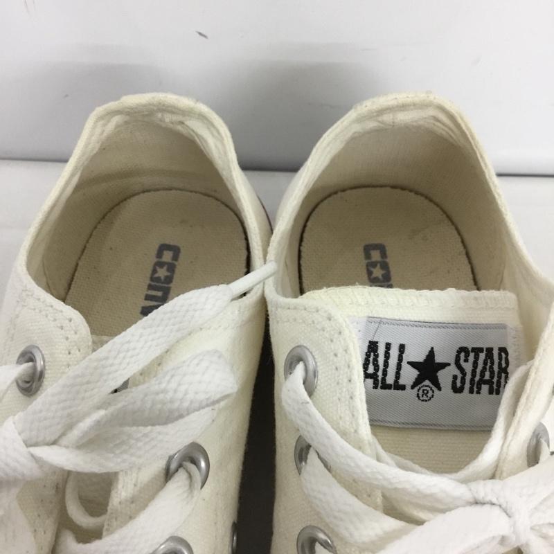 コンバース CONVERSE スニーカー スニーカー 1902 ローカット All Star 23.5cm 23.5cm ロゴ、文字 白 / ホワイト / レディース USED 古着 中古 10150702