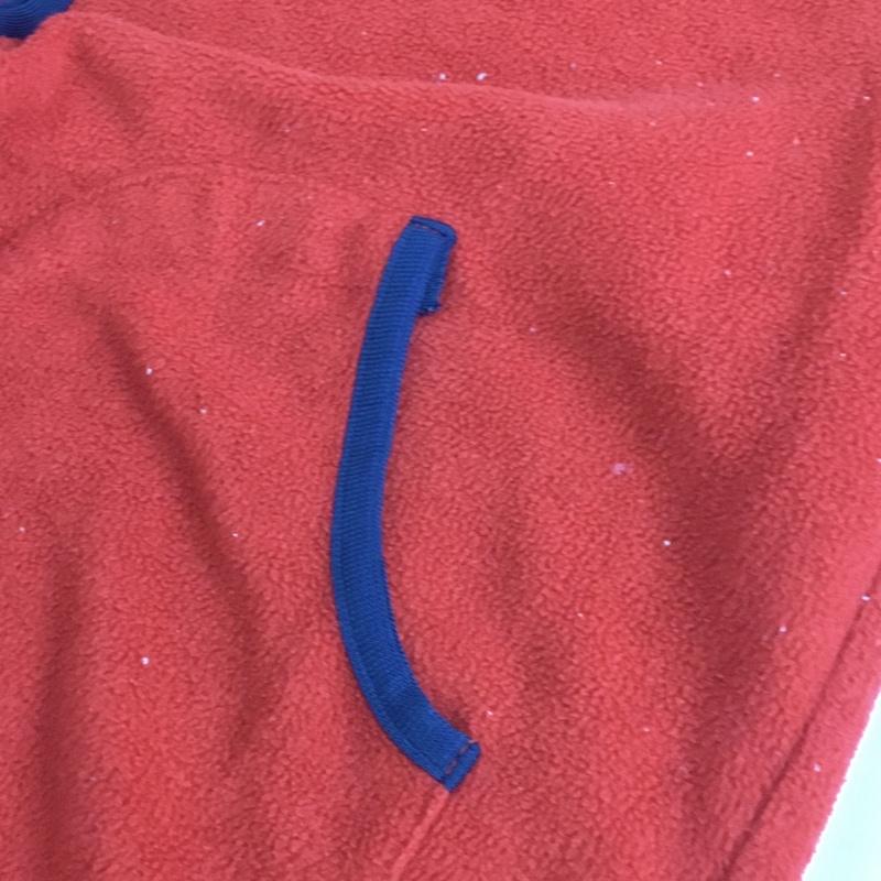 ラコステ LACOSTE パーカー 長袖 フリース キッズ 160 レディース 160cm ワンポイント 赤 / レッド / ガールズ USED 古着 中古 10150783