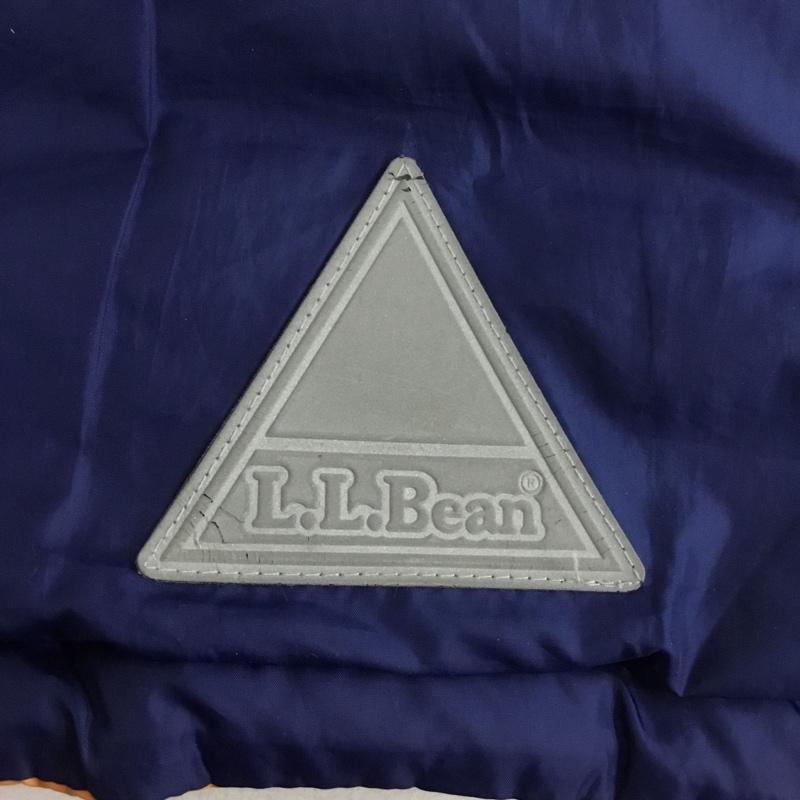 エルエルビーン L.L.Bean ジャケット、上着 ダウンジャケット キッズ リバーシブル XXS ロゴ、文字 橙 / オレンジ / X 紺 / ネイビー / ボーイズ USED 古着 中古 10150784