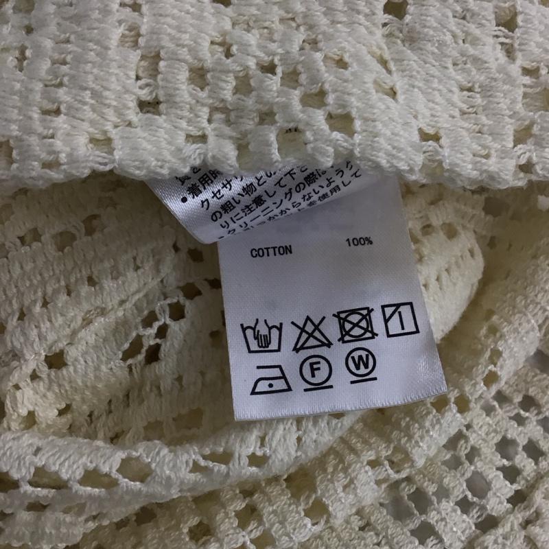 ダブルクローゼット w closet シャツ、ブラウス 半袖 FREE 無地 アイボリー / アイボリー / レディース USED 古着 中古 10150907