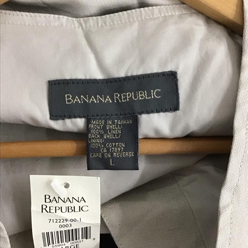 バナナリパブリック BANANA REPUBLIC ベスト ベスト ベスト フロントボタン L 無地 アイボリー / アイボリー / メンズ USED 古着 中古 10150908