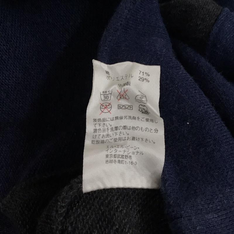 エルエルビーン L.L.Bean パーカー 長袖 長袖パーカー プルオーバーパーカー スウェット S ロゴ、文字 紺 / ネイビー / メンズ USED 古着 中古 10151017