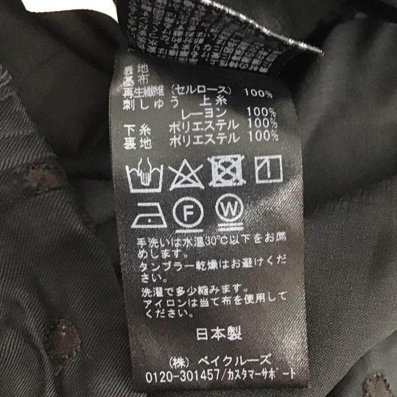 イエナ IENA パンツ スラックス 38 総柄 黒 / ブラック / レディース USED 古着 中古 10151020