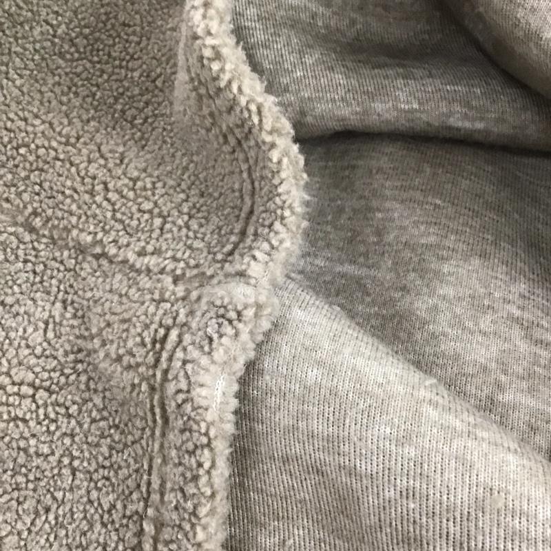 ギャップ GAP カットソー 長袖 フリースジャケット プルオーバー スタンドネック 90s M 無地 ベージュ / ベージュ / メンズ USED 古着 中古 10151031