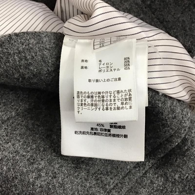 ブルックスブラザーズ BROOKS BROTHERS コート コート一般 ダッフルコート ロングコート アウター 6 無地 灰 / グレー / レディース USED 古着 中古 10151035