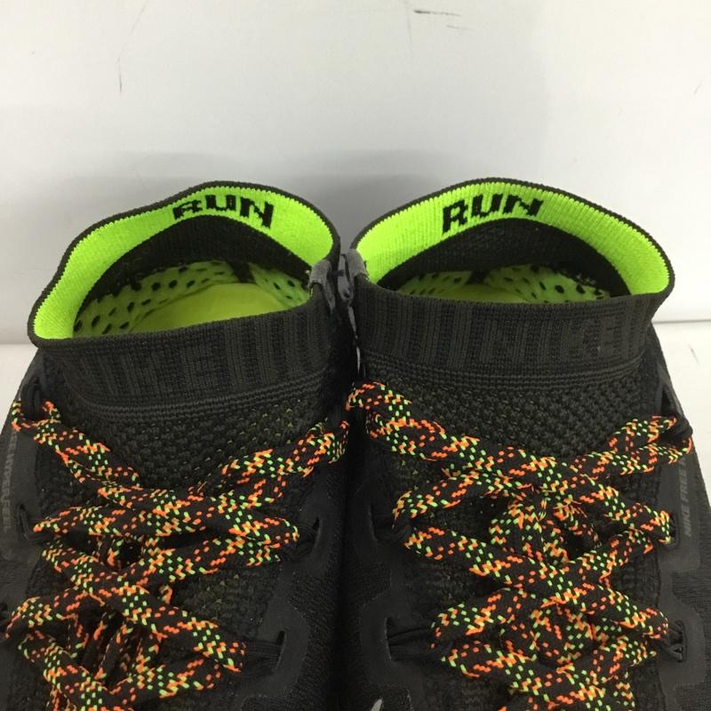 ナイキ NIKE スニーカー スニーカー 616247-001 FREE HYPERFEEL RUN TRAIL 28cm 28.0cm ロゴ、文字 黒 / ブラック / メンズ USED 古着 中古 10151041