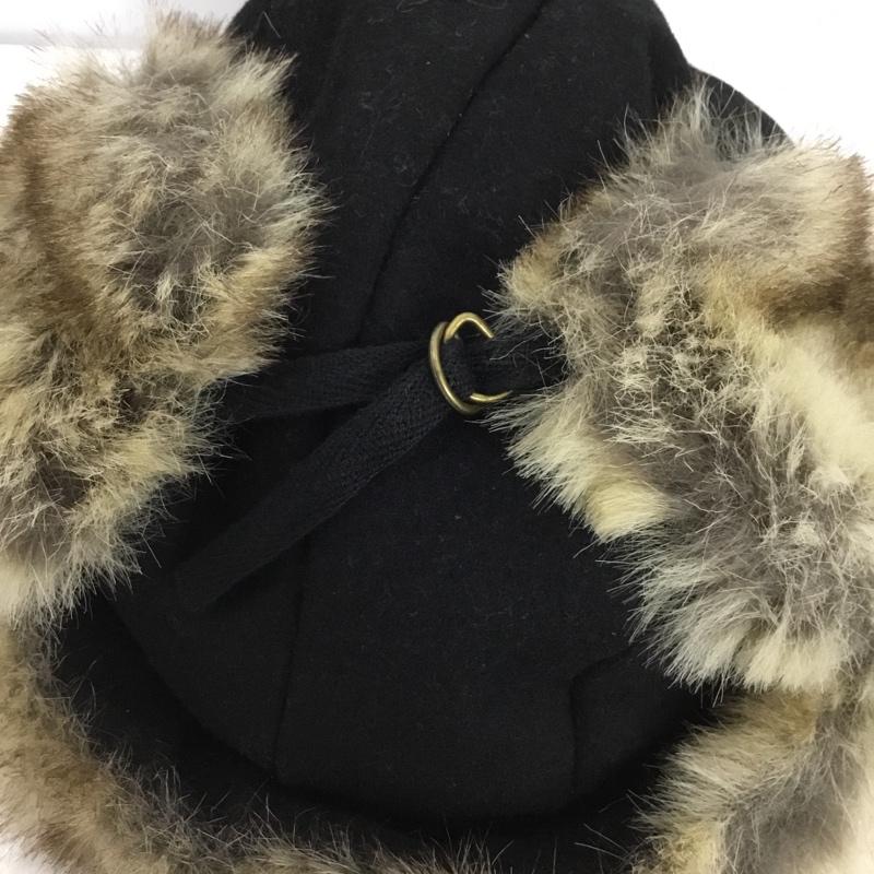 カンゴール KANGOL 帽子 キャップ K4251HT イヤーフラップキャップ WOOL AVIATOR 無地 黒 / ブラック / レディース USED 古着 中古 10151057