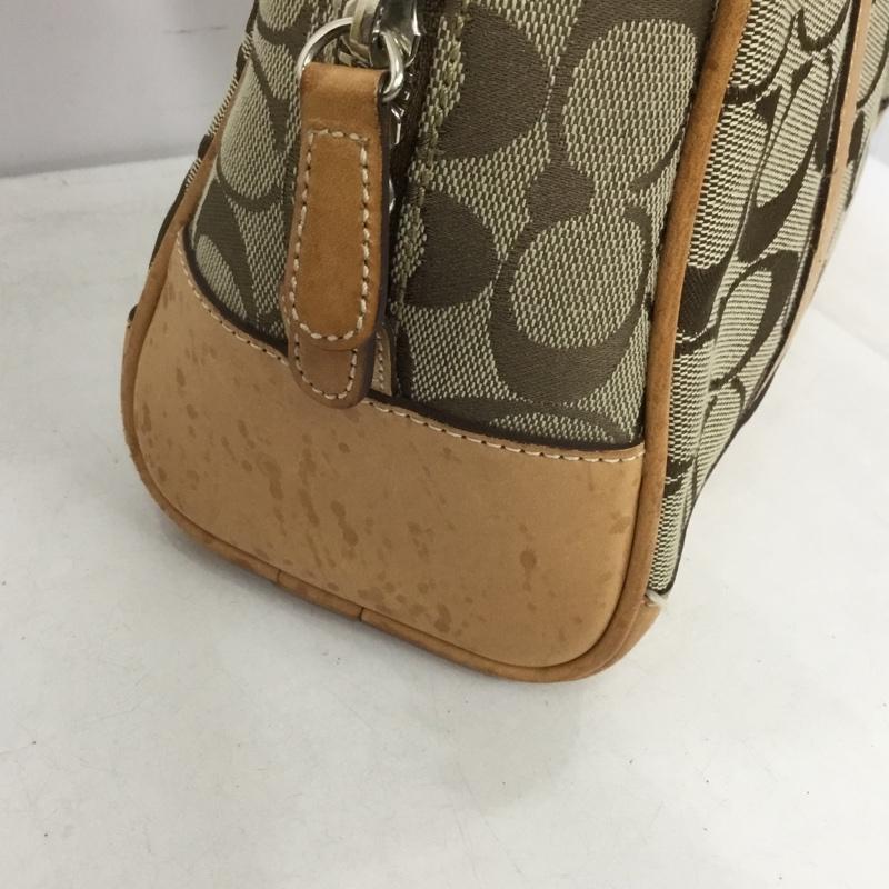 コーチ COACH ハンドバッグ ハンドバッグ J0R-6097 シグネチャー 総柄 ベージュ / ベージュ / レディース USED 古着 中古 10151062