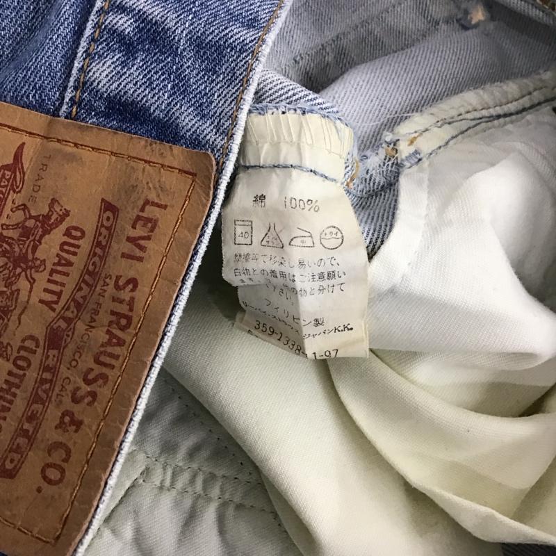 リーバイストラウスアンドコー Levi Strauss & co. パンツ デニム、ジーンズ デニムパンツ ワイドパンツ カジュアルパンツ 34 無地 インディゴ / インディゴ / メンズ USED 古着 中古 10151089